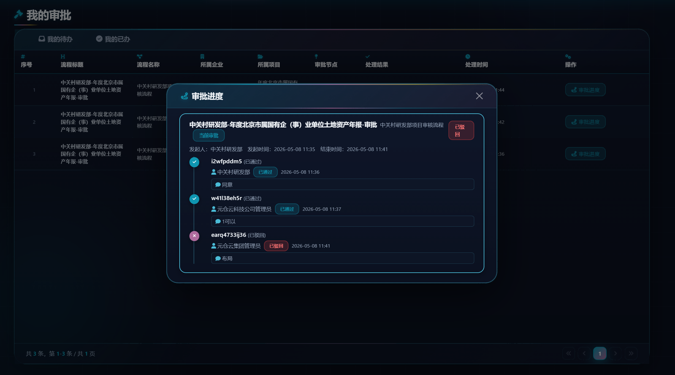 数据上报审批留痕 - 原生审批流配置界面